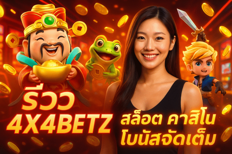 รีวิว 4X4BETZ สล็อต คาสิโน โบนัสจัดเต็ม