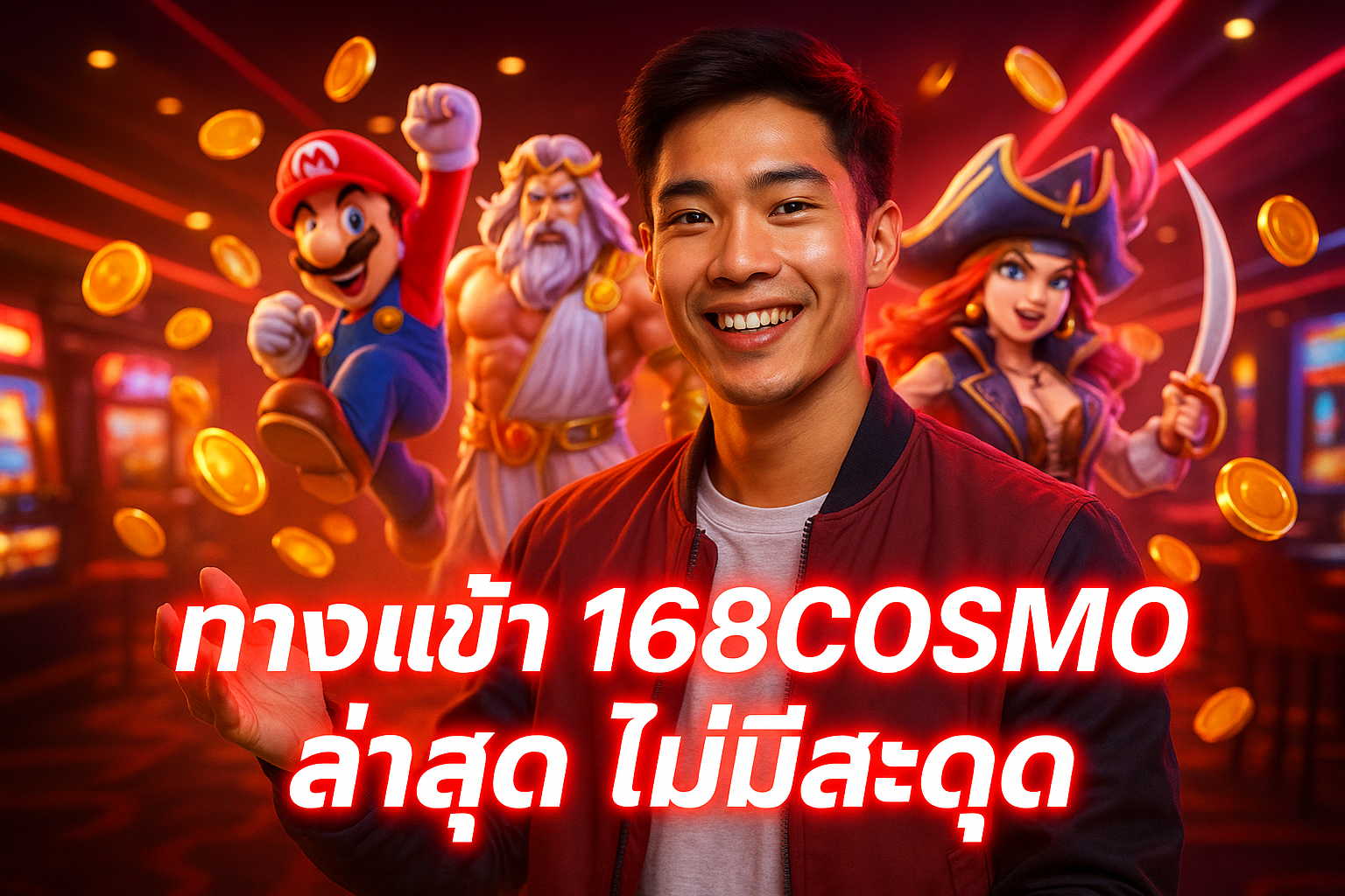 ทางเข้า 168COSMO ล่าสุด ไม่มีสะดุด