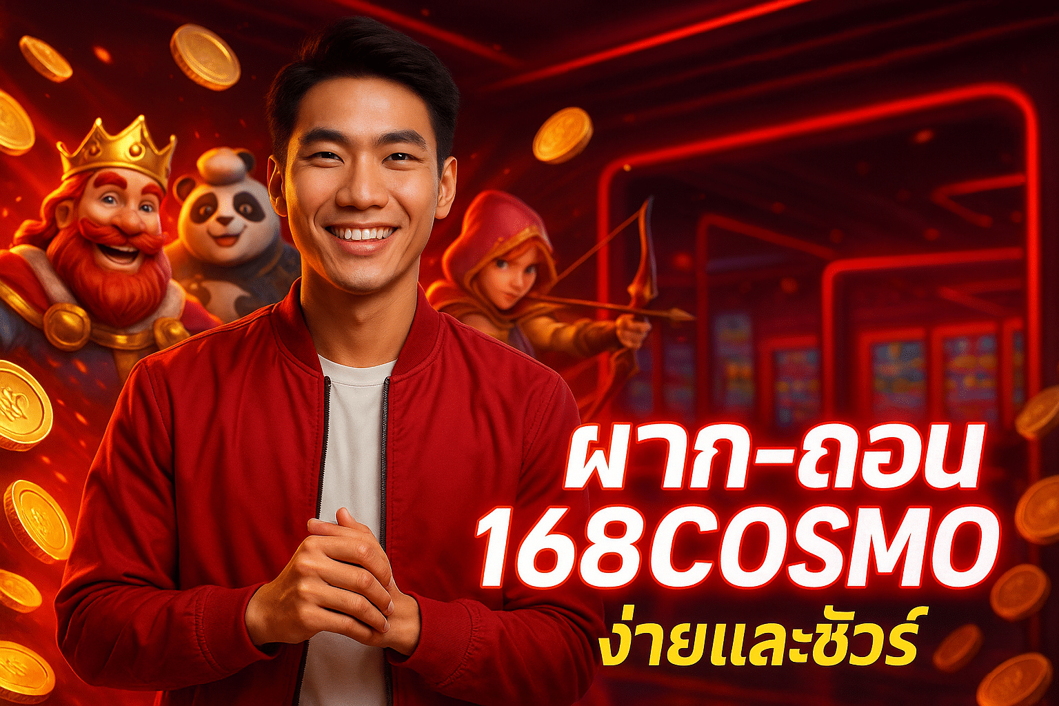 ฝาก-ถอน 168COSMO ง่ายและชัวร์