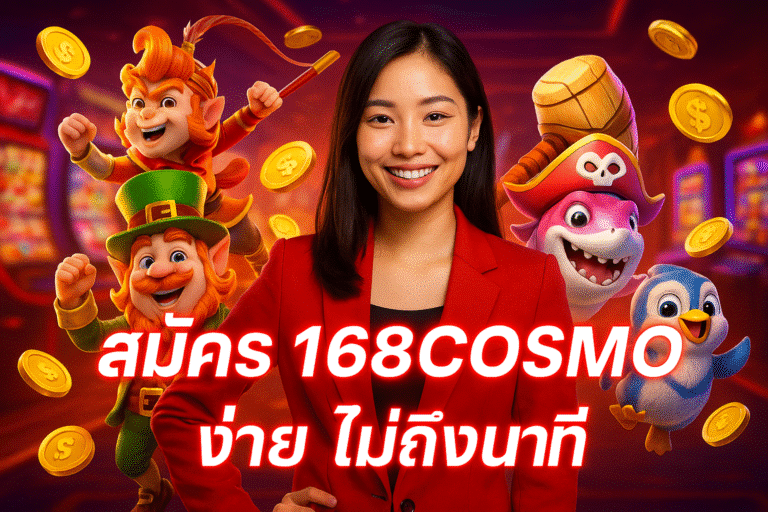 สมัคร 168COSMO ง่าย ไม่ถึงนาที